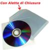 Bustina trasparente con aletta di chiusura per cd/dvd.